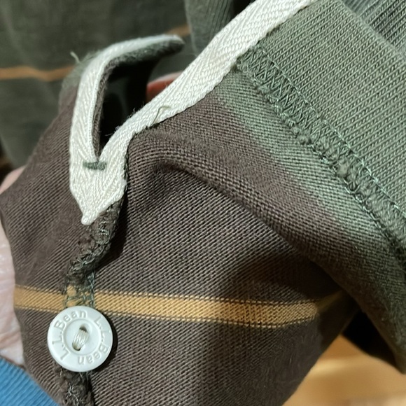 Vtg Men’s L.L. Bean Long Sleeve Polo XL Tall - Picture 7 of 7